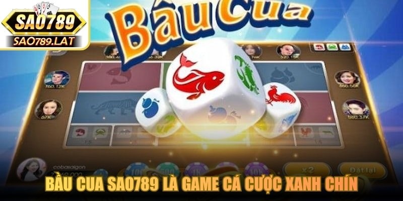 Bầu cua SAO789 là game cá cược xanh chín, đáng chơi hàng đầu 2026