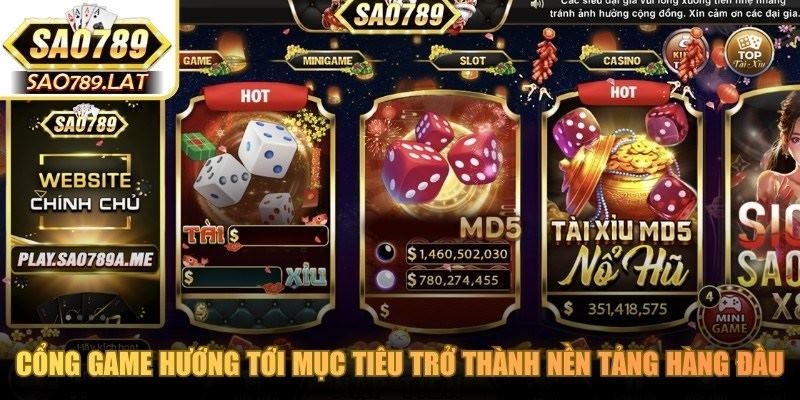 Cổng game hướng tới mục tiêu trở thành nền tảng giải trí trực tuyến hàng đầu