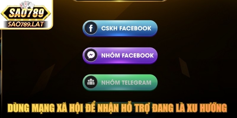 Dùng mạng xã hội để nhận hỗ trợ đang là xu hướng nhờ tính bảo mật cao