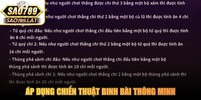 Áp dụng chiến thuật binh bài thông minh để chinh phục mậu binh online