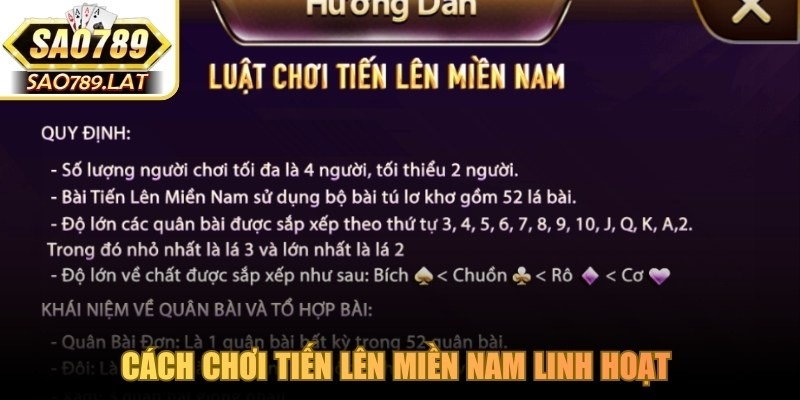 Cách chơi tiến lên miền Nam linh hoạt giúp bạn dễ dàng xoay chuyển cục diện